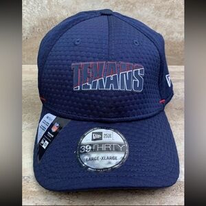 New Era 39thirty Houston Texans NFL 2020 Training Blue Navy Hat